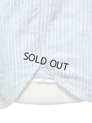 画像7: 【 UES（ウエス） 】 オリジナルインディゴストライプワークシャツ