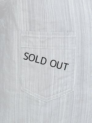 画像4: 【 JELADO（ジェラード） 】 七分袖インディゴヒッコリーストライプワークシャツ [ LOWER SHIRTS ] 再入荷！