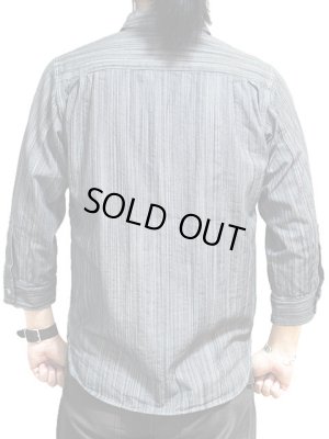 画像2: 【 JELADO（ジェラード） 】 七分袖インディゴヒッコリーストライプワークシャツ [ LOWER SHIRTS ] 再入荷！
