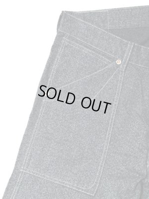 画像4: 【 Pherrow's（フェローズ） 】 ブラック撚り杢ワークパンツ [ 30's MODEL ] 再入荷！