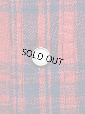 画像8: 【 Pherrow's（フェローズ） 】 インディゴチェックウエスタンシャツ [ レッド×インディゴ ]