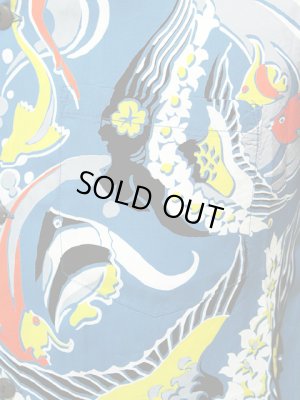 画像3: 【 SUN SURF（サンサーフ） 】 半袖アロハシャツ S/S HAWAIIAN ALOHA SHIRT [ KAUI MERMAID ]