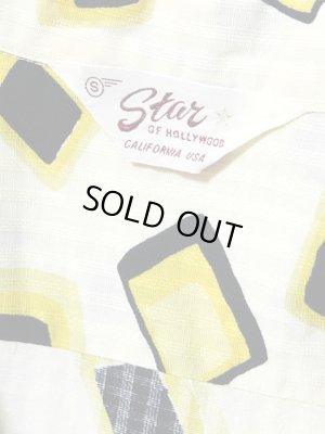 画像7: 【 STAR OF HOLLYWOOD（スターオブハリウッド） 】 半袖ドビーコットンオープンカラーシャツ S/S DOBBY COTTON OPEN SHIRTS [ SQUARES ]