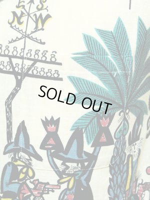 画像4: 【 STAR OF HOLLYWOOD（スターオブハリウッド） 】 半袖スラブコットンオープンカラーシャツ S/S SLUB COTTON OPEN SHIRTS [ COWBOY TOWN ]