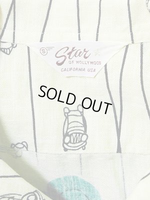 画像7: 【 STAR OF HOLLYWOOD（スターオブハリウッド） 】 半袖スラブコットンオープンカラーシャツ S/S SLUB COTTON OPEN SHIRTS [ COWBOY TOWN ]