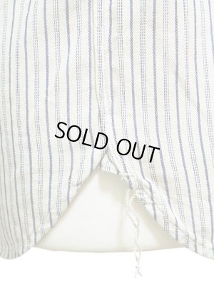 画像7: 【 ORGUEIL（オルゲイユ） 】 七分袖インディゴストライプショールカラーシャツ [ SHAWL COLLAR SHIRTS ]