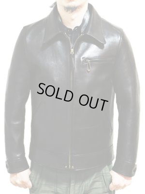 画像4: 【 LUA×Y'2 LEATHER（ルア×ワイツーレザー） 】  ルア別注 レザージャケット [ ホースハイド（馬革・茶芯） ] [ Lot.5 ] 【 少量限定生産モデル 】