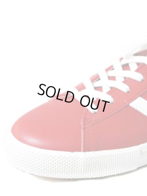 画像3: 【 SAMURAI JEANS（サムライジーンズ） 】 アイアンクロススニーカー [ 表革仕様 ] [ レッド×ホワイト ]