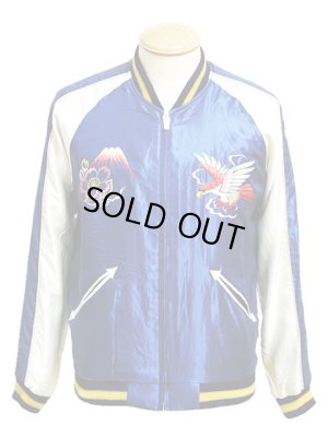 画像3: 【 TAILOR TOYO(テーラー東洋） 】 リバーシブルアセテートスカジャン ACETATE SOUVENIR JACKET [ RED EAGLE×LANDSCAPE ]