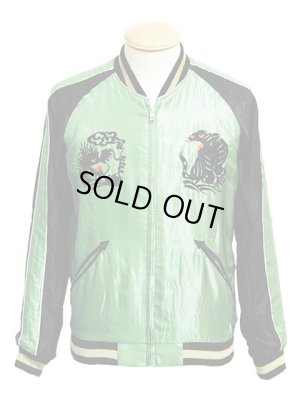 画像3: 【 TAILOR TOYO(テーラー東洋） 】 リバーシブルアセテートスカジャン ACETATE SOUVENIR JACKET [ BLACK DRAGON×JAPAN MAP ]