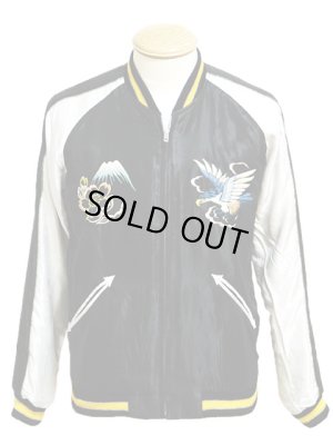 画像10: 【 TAILOR TOYO(テーラー東洋） 】 リバーシブルアセテートスカジャン ACETATE SOUVENIR JACKET [ RED EAGLE×LANDSCAPE ]