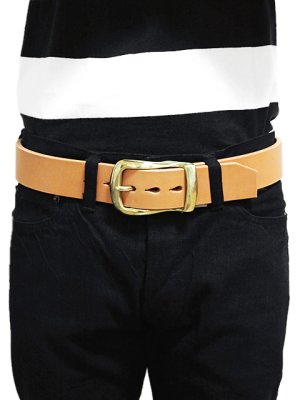 画像7: 【 KC'S（ケーシーズ） 】 1 3/4インチブライドルバックル付きレザーベルト [ 米国製オイルステアハイド ] [ LUA別注モデル ]