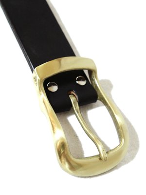 画像3: 【 KC'S（ケーシーズ） 】 1 3/4インチブライドルバックル付きレザーベルト [ 米国製オイルステアハイド ] [ LUA別注モデル ]