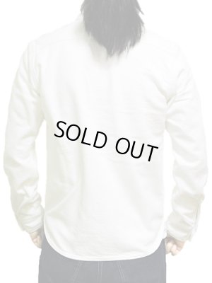 画像2: 【 JELADO（ジェラード） 】ヘビーネルシャツ [ Flannel Shirts ] [ ショート丈 ] [ ホワイト ]