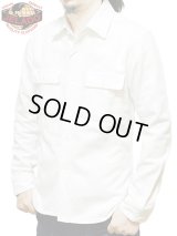 【 JELADO（ジェラード） 】ヘビーネルシャツ [ Flannel Shirts ] [ ショート丈 ] [ ホワイト ]