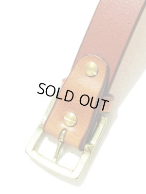 画像5: 【 ORGUEIL（オルゲイユ） 】 イタリアンミラージュレザーベルト [ Italian Mirage Leather Belt ] [ CAMEL ]