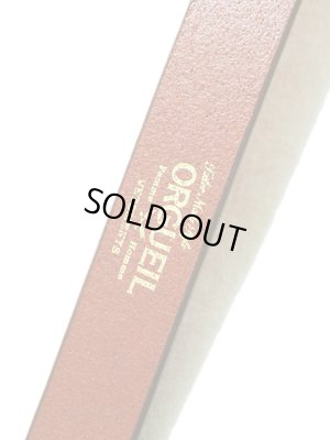 画像6: 【 ORGUEIL（オルゲイユ） 】 イタリアンミラージュレザーベルト [ Italian Mirage Leather Belt ] [ CAMEL ]