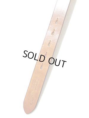 画像4: 【 ORGUEIL（オルゲイユ） 】 イタリアンミラージュレザーベルト [ Italian Mirage Leather Belt ] [ CAMEL ]