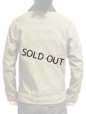 画像2: 【 Pherrow's（フェローズ） 】 N-1 カスタムデッキジャケット [ コットンジャーマンコード ] [ SEA BEES ]