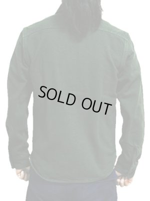 画像2: 【 JELADO（ジェラード） 】ヘビーネルシャツ [ Flannel Shirts ] [ ショート丈 ] [ グラスグリーン ]