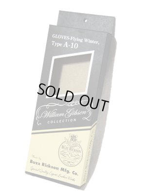 画像7: 【 BUZZ RICKSON'S×William Gibson（バズリクソンズ×ウィリアムギブソン） 】  レザーグローブ [ A-10 LEATHER GLOVE ] [ BLACK BLACK RIB ] 再入荷！