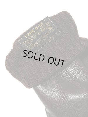 画像6: 【 BUZZ RICKSON'S（バズリクソンズ） 】  レザーグローブ [ A-10 LEATHER GLOVE ] [ S/BROWN BROWN RIB ] 再入荷！