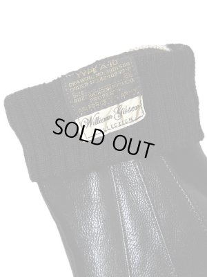 画像6: 【 BUZZ RICKSON'S×William Gibson（バズリクソンズ×ウィリアムギブソン） 】  レザーグローブ [ A-10 LEATHER GLOVE ] [ BLACK BLACK RIB ] 再入荷！