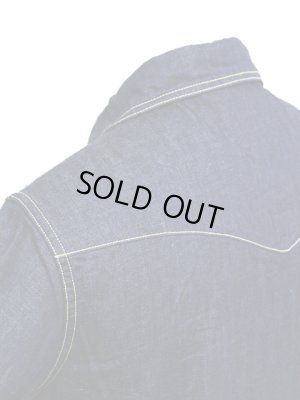 画像4: 【 STUDIO D'ARTISAN（ステュディオダルチザン） 】 【 8oz. 】 インディゴデニムウエスタンシャツ [ ワンウォッシュ ]