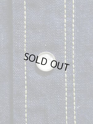 画像8: 【 STUDIO D'ARTISAN（ステュディオダルチザン） 】 【 8oz. 】 インディゴデニムウエスタンシャツ [ ワンウォッシュ ]