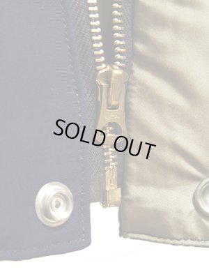 画像6: 【 SUGAR CANE（シュガーケン） 】 コットンナイロンレザーヨークダウンベスト [ COTTON/NYLON LEATHER YOKE DOWN VEST ] 再入荷！