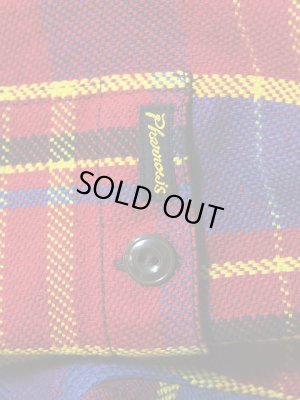 画像7: 【 Pherrow's（フェローズ） 】 ヘビーウェイトフランネルチェックシャツ [ バーガンディー ]