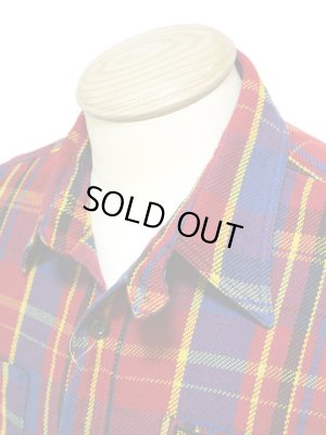 画像3: 【 Pherrow's（フェローズ） 】 ヘビーウェイトフランネルチェックシャツ [ バーガンディー ]