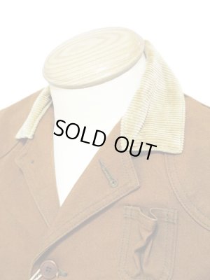 画像3: 【 SUGAR CANE（シュガーケン） 】 【 13oz. 】 ブラウンキャンバスハンティングジャケット BROWN CANVAS HUNTING JACKET