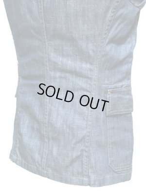 画像7: 【 SUGAR CANE×Mister Freedom（シュガーケン×ミスターフリーダム） 】 NOS PLAYER DENIM CONTINENTAL BLAZER [ Made in U.S.A. ] [ Sportsman ]