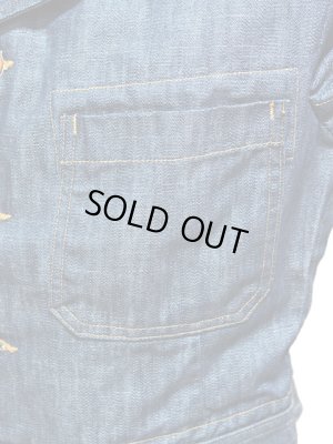 画像5: 【 SUGAR CANE×Mister Freedom（シュガーケン×ミスターフリーダム） 】 NOS PLAYER DENIM CONTINENTAL BLAZER [ Made in U.S.A. ] [ Sportsman ]