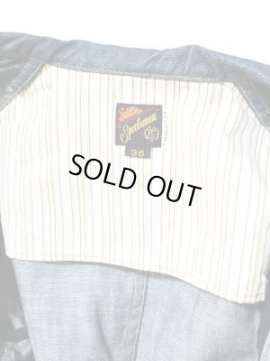 画像11: 【 SUGAR CANE×Mister Freedom（シュガーケン×ミスターフリーダム） 】 NOS PLAYER DENIM CONTINENTAL BLAZER [ Made in U.S.A. ] [ Sportsman ]