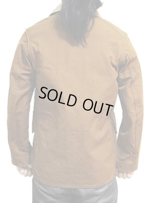 画像2: 【 SUGAR CANE（シュガーケン） 】 【 13oz. 】 ブラウンキャンバスハンティングジャケット BROWN CANVAS HUNTING JACKET