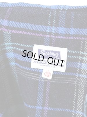 画像9: 【 Pherrow's（フェローズ） 】 インディゴヘビーウェイトフランネルチェックシャツ [ ブルー×インディゴ ]