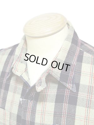 画像3: 【 Pherrow's（フェローズ） 】 インディゴヘビーウェイトフランネルチェックシャツ [ ベージュ×インディゴ ]