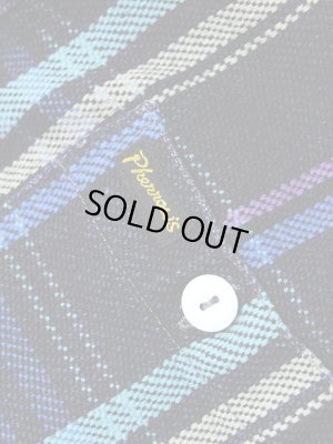 画像7: 【 Pherrow's（フェローズ） 】 インディゴヘビーウェイトフランネルチェックシャツ [ ブルー×インディゴ ]