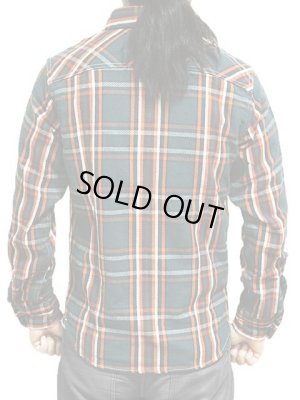 画像2: 【 UES（ウエス） 】 先染めヘビーチェックネルシャツ [ グリーン ]