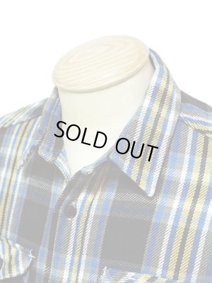 画像3: 【 UES（ウエス） 】 先染めヘビーチェックネルシャツ [ ブラック ]