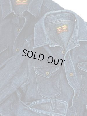 画像9: 【 UES（ウエス） 】 先染めインディゴヘビーネルシャツ