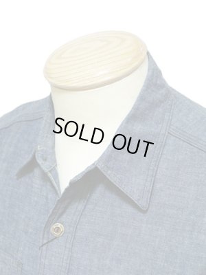 画像3: 【 JELADO（ジェラード） 】 インディゴシャンブレーレイルローダーワークシャツ [ Railroader Shirts ]
