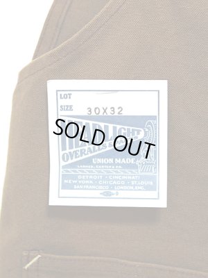 画像17: 【 HEAD LIGHT（ヘッドライト） 】 【 13oz. 】 ブラウンダックオーバーオール BROWN DUCK OVERALLS [ 実名復刻モデル ]再入荷！