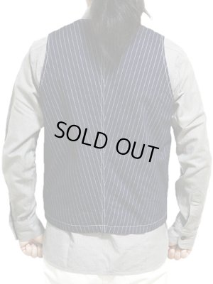 画像2: 【 Pherrow's（フェローズ） 】 ウォバッシュストライプハンティングワークベスト