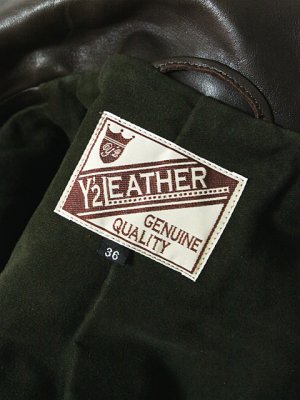 画像15: 【 Y'2 LEATHER（ワイツーレザー） 】 ハンドダイニングホースハイドダブルライダースジャケット [ 馬革 ] 