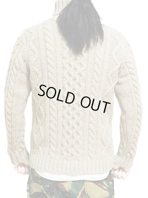 画像2: 【 JELADO（ジェラード） 】 メリノウールケーブル編みタートルネックニットセーター [ Turtle Neck Cable Knit ]