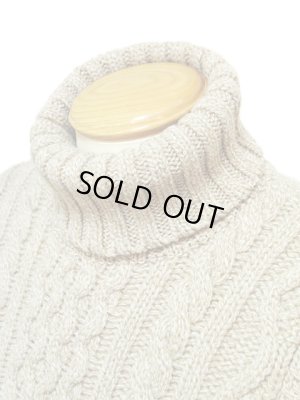 画像3: 【 JELADO（ジェラード） 】 メリノウールケーブル編みタートルネックニットセーター [ Turtle Neck Cable Knit ]