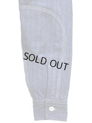 画像7: 【 Pherrow's（フェローズ） 】 撚り杢ストライプラウンドヨークワークシャツ